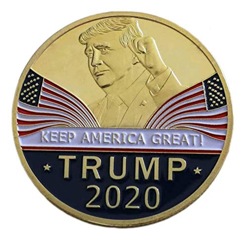 5 Pcs Donald Trump 2020 Gold Plated Coins, President Commemorative ...