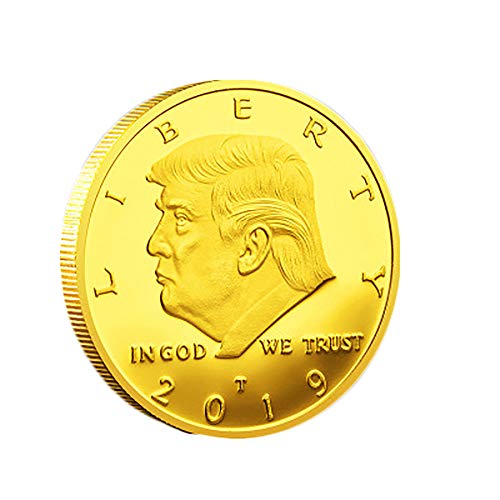 lecimo Trump Commemorative Coin 2019,Gold Plated Donald Trump ...